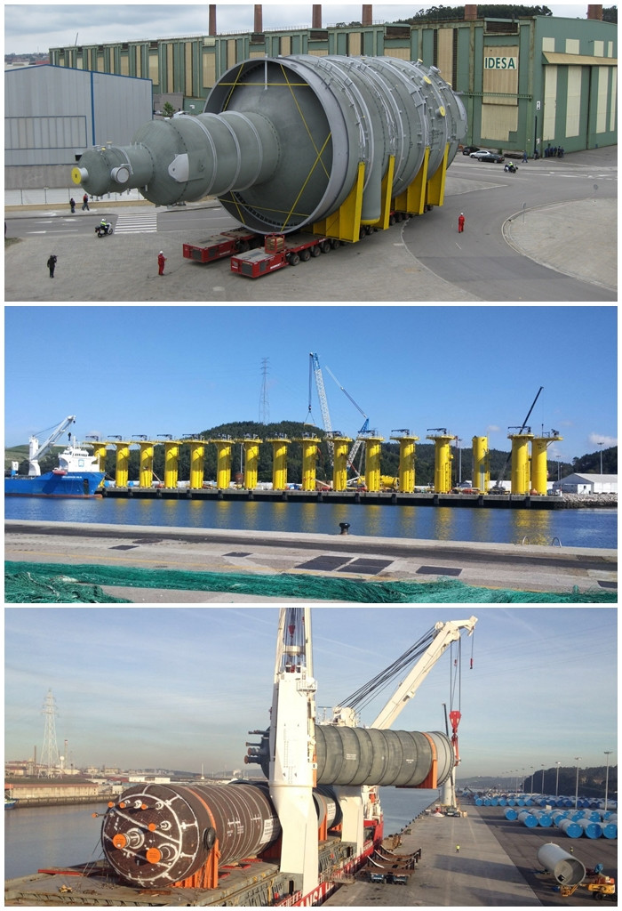 Shipment of equipment manufactured at Idesa